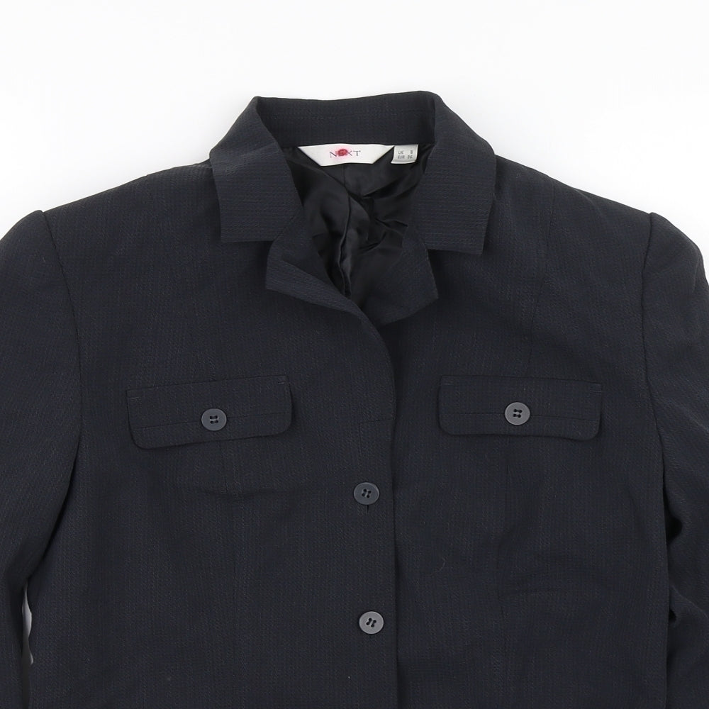 NEXT Womens Black   Jacket Suit Jacket Size 8