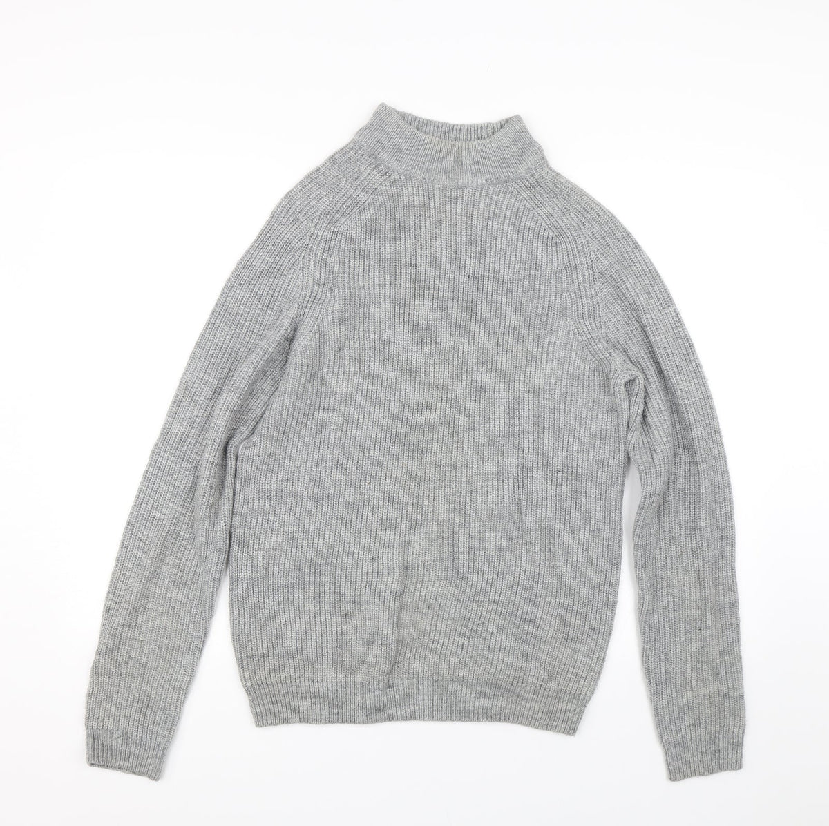 DNM Dissident Womens Grey  Knit Pullover Jumper Size S