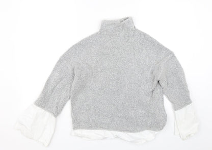 Womens UK Size 12 Urban Bliss Grey Pullover Jumper