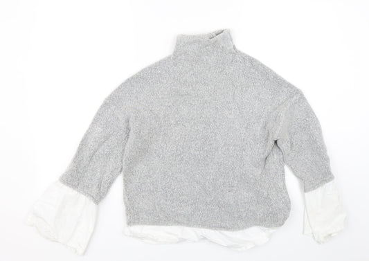 Womens UK Size 12 Urban Bliss Grey Pullover Jumper