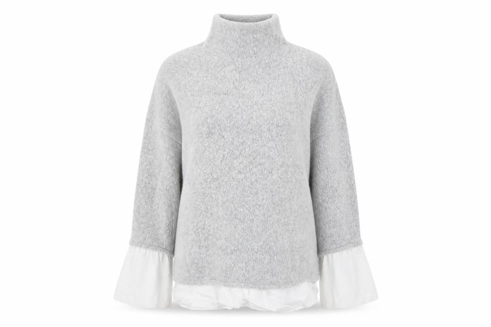 Womens UK Size 12 Urban Bliss Grey Pullover Jumper