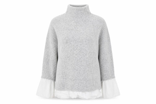 Womens UK Size 12 Urban Bliss Grey Pullover Jumper