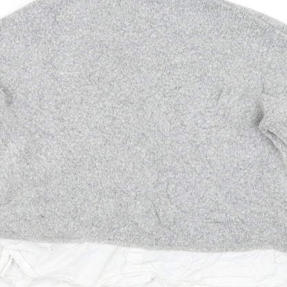 Womens UK Size 12 Urban Bliss Grey Pullover Jumper