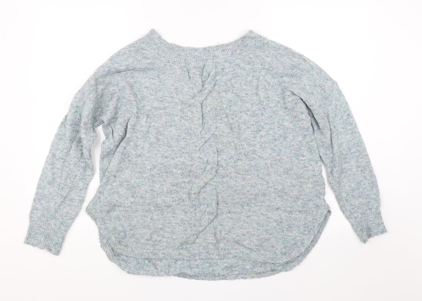 Womens UK Size 12 M&S Blue Pullover Jumper