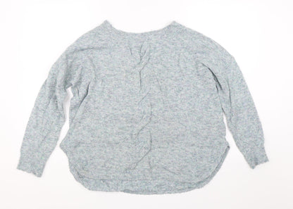Womens UK Size 12 M&S Blue Pullover Jumper