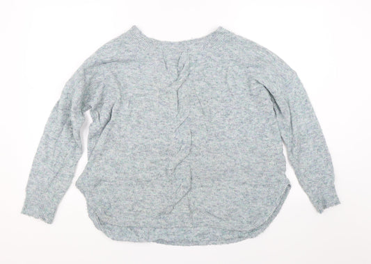 Womens UK Size 12 M&S Blue Pullover Jumper