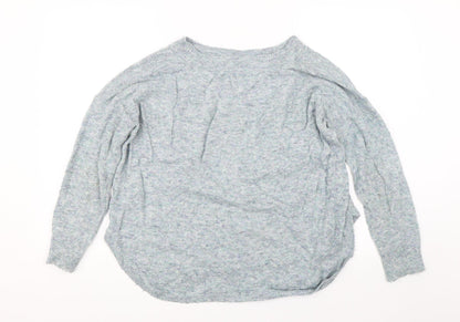 Womens UK Size 12 M&S Blue Pullover Jumper
