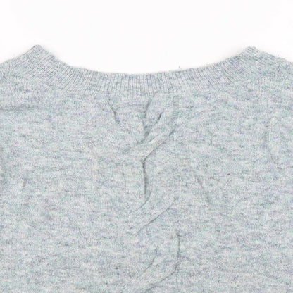 Womens UK Size 12 M&S Blue Pullover Jumper