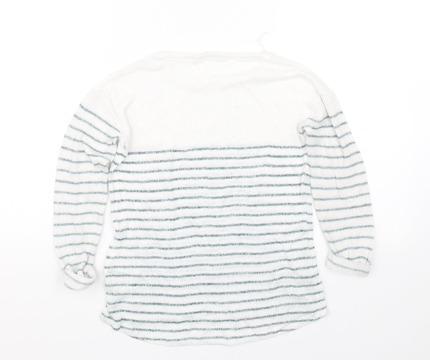 H&M Girls Blue Striped  Pullover Jumper Size 10-11 Years
