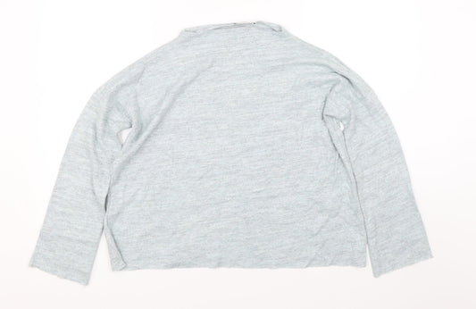 Womens UK Size S Zara Blue Pullover Jumper