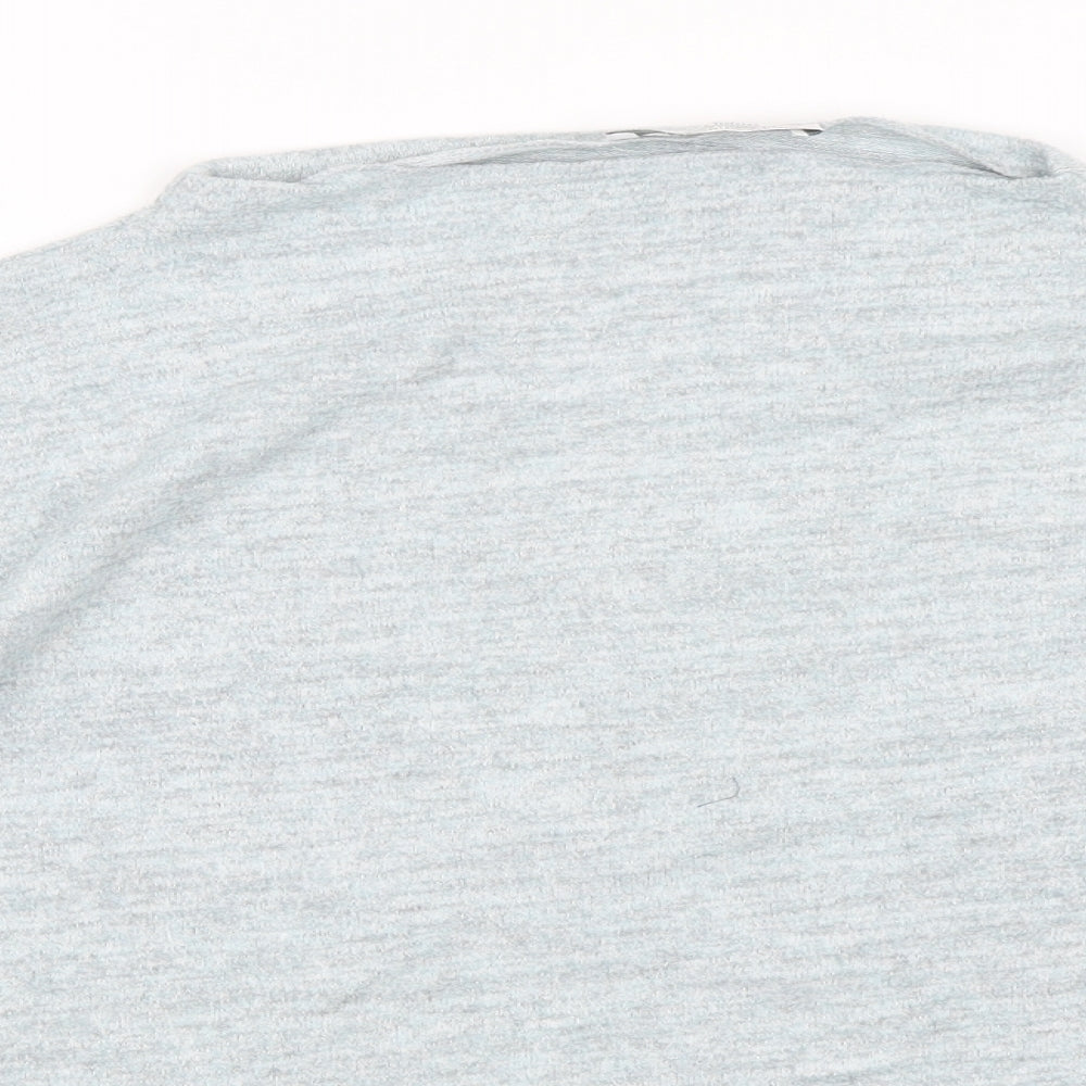 Womens UK Size S Zara Blue Pullover Jumper