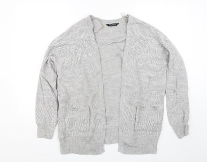 Select Womens Grey  Knit Cardigan Jumper Size 12