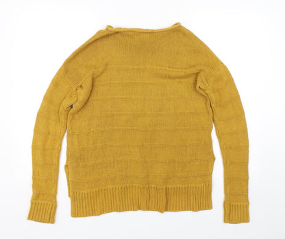 Womens UK Size XS H&M Yellow Pullover Jumper