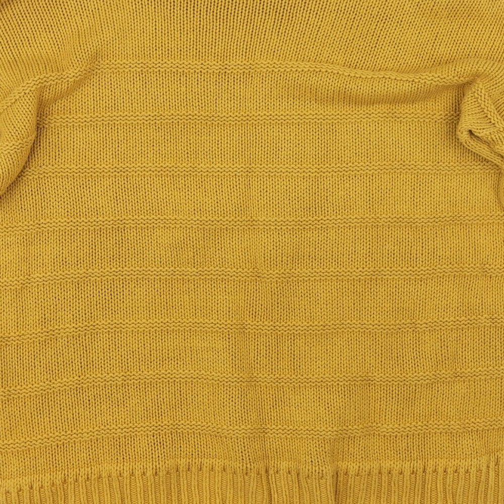 Womens UK Size XS H&M Yellow Pullover Jumper