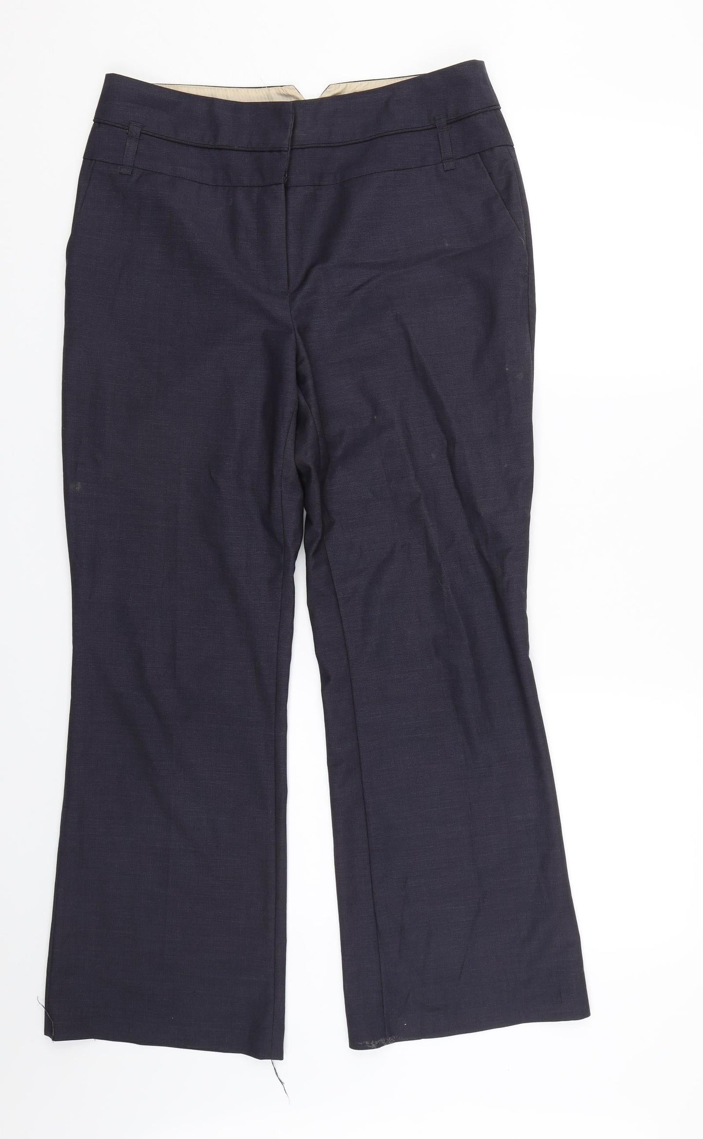 Womens UK Size 12 NEXT Regular Fit  Blue Trousers