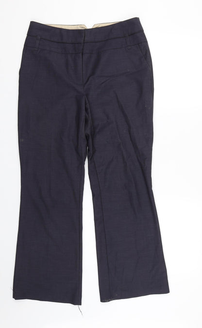 Womens UK Size 12 NEXT Regular Fit  Blue Trousers