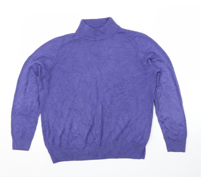 Womens UK Size 18 M&S Purple Pullover Jumper