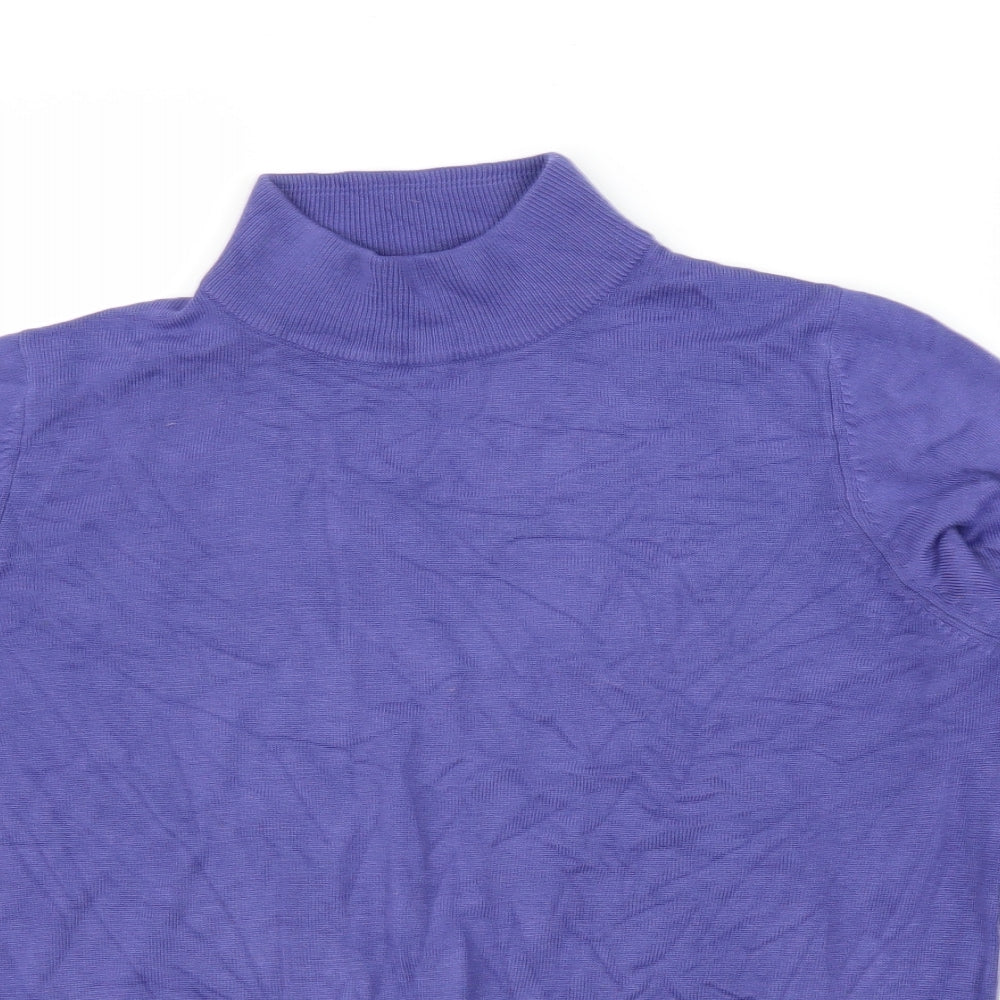 Womens UK Size 18 M&S Purple Pullover Jumper