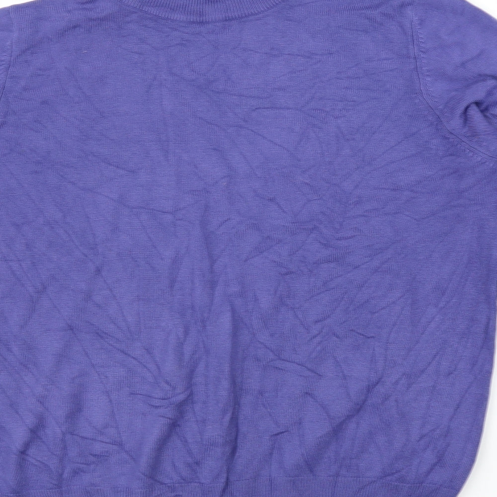 Womens UK Size 18 M&S Purple Pullover Jumper