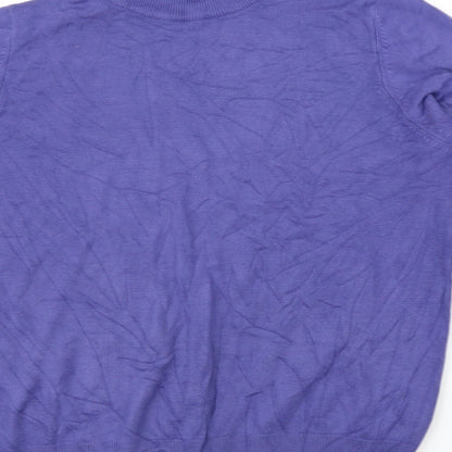Womens UK Size 18 M&S Purple Pullover Jumper