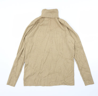 Womens UK Size M Preworn Beige Pullover Jumper