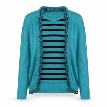 Womens UK Size M Lizzi Green Cardigan Jumper