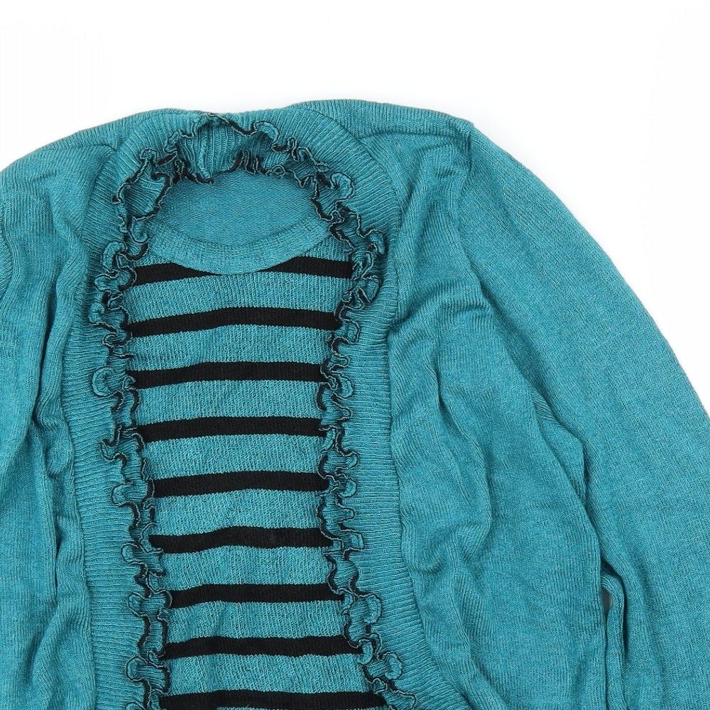 Womens UK Size M Lizzi Green Cardigan Jumper