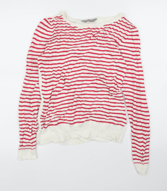 Womens UK Size 8 Dorothy Perkins White Pullover Jumper