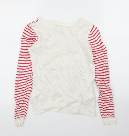 Womens UK Size 8 Dorothy Perkins White Pullover Jumper