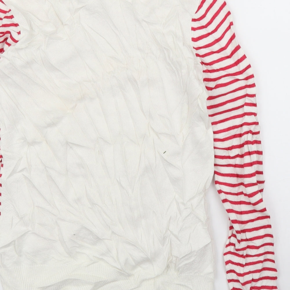 Womens UK Size 8 Dorothy Perkins White Pullover Jumper