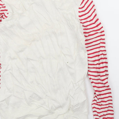 Womens UK Size 8 Dorothy Perkins White Pullover Jumper