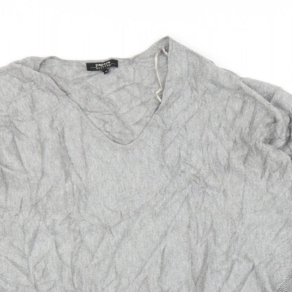 Papaya Womens Grey   Basic Blouse Size M