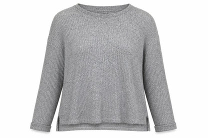 Womens UK Size L Primark Grey Basic Blouse