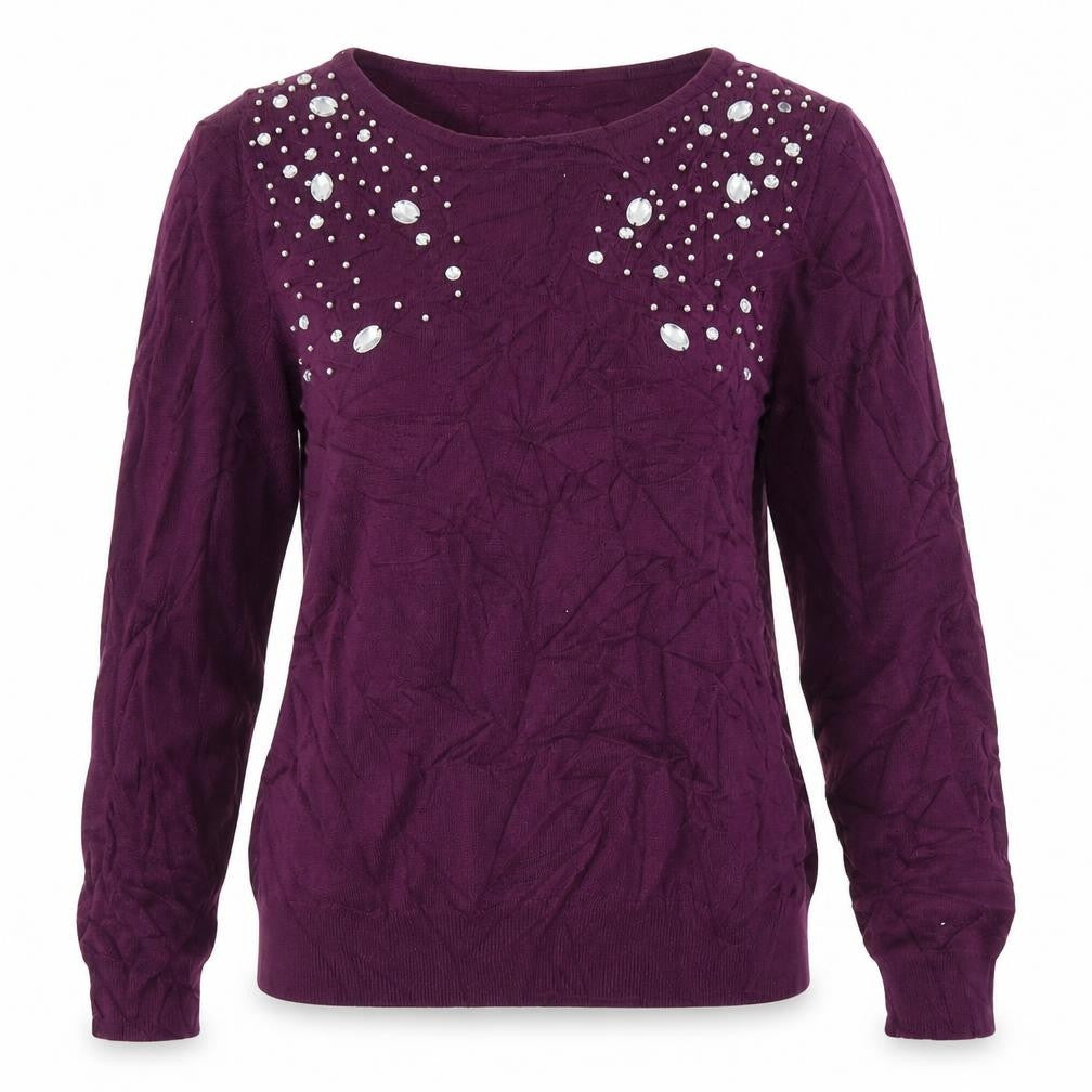 Womens UK Size S Paramour Purple Pullover Jumper