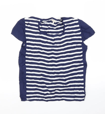 Womens UK Size M Lakeland Blue Basic T-Shirt