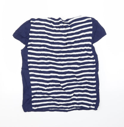 Womens UK Size M Lakeland Blue Basic T-Shirt