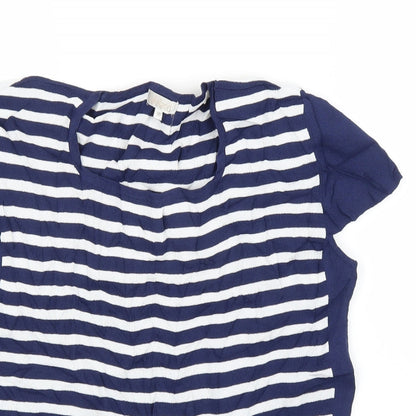 Womens UK Size M Lakeland Blue Basic T-Shirt