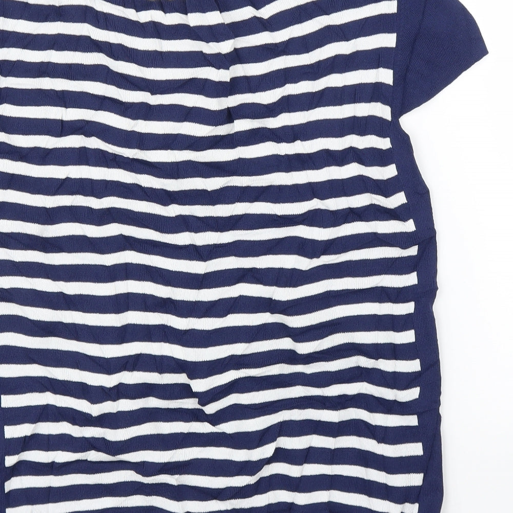 Womens UK Size M Lakeland Blue Basic T-Shirt