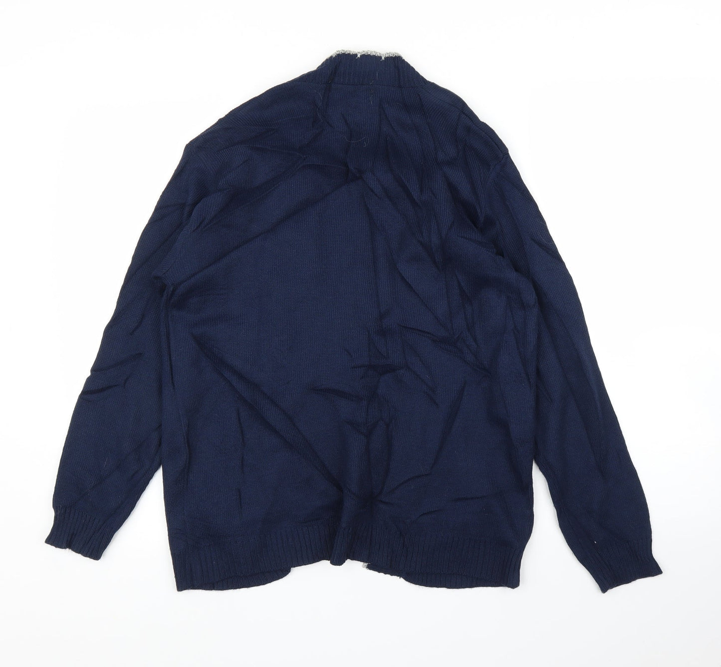 Envy Womens Blue Striped  Pullover Jumper Size M