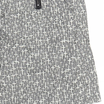 Topshop Womens Grey   A-Line  Size 12