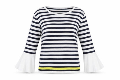 Womens UK Size S Mango Blue Pullover Jumper