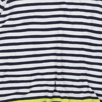 Womens UK Size S Mango Blue Pullover Jumper