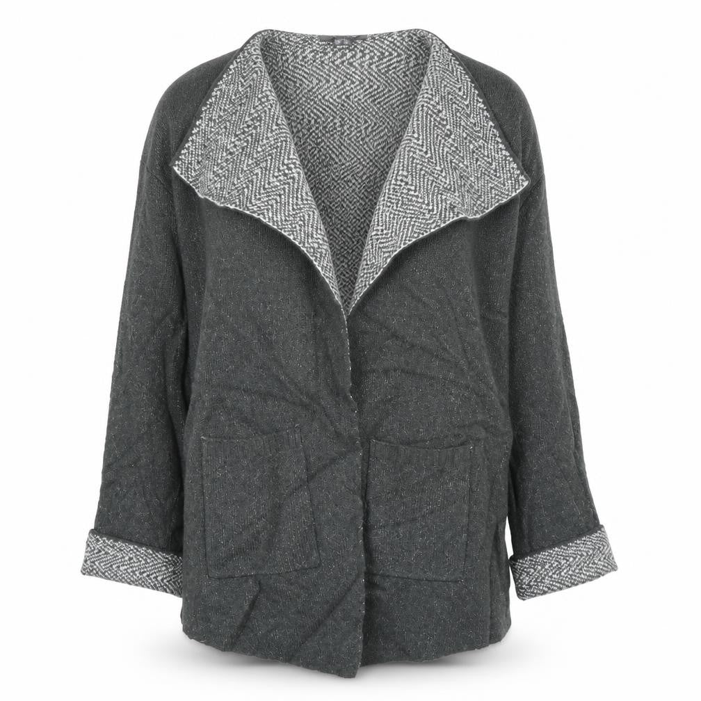Womens UK Size 8 Primark Grey Cardigan Jumper