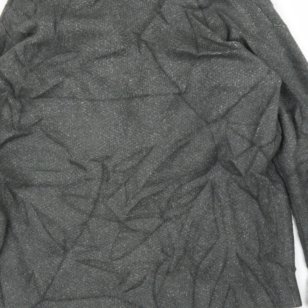 Primark Womens Grey   Cardigan Jumper Size 8