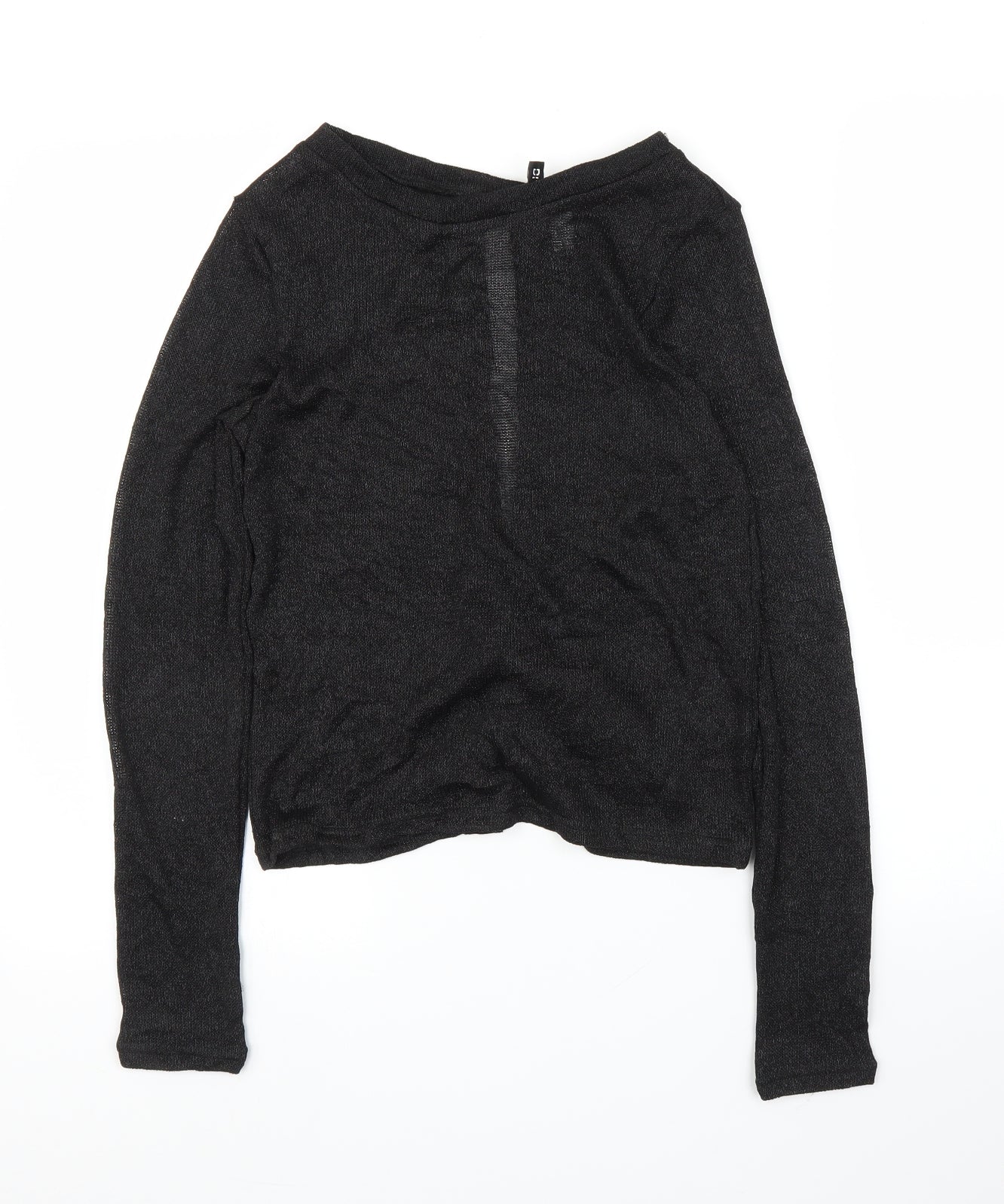 Womens UK Size S H&M Black Basic Blouse