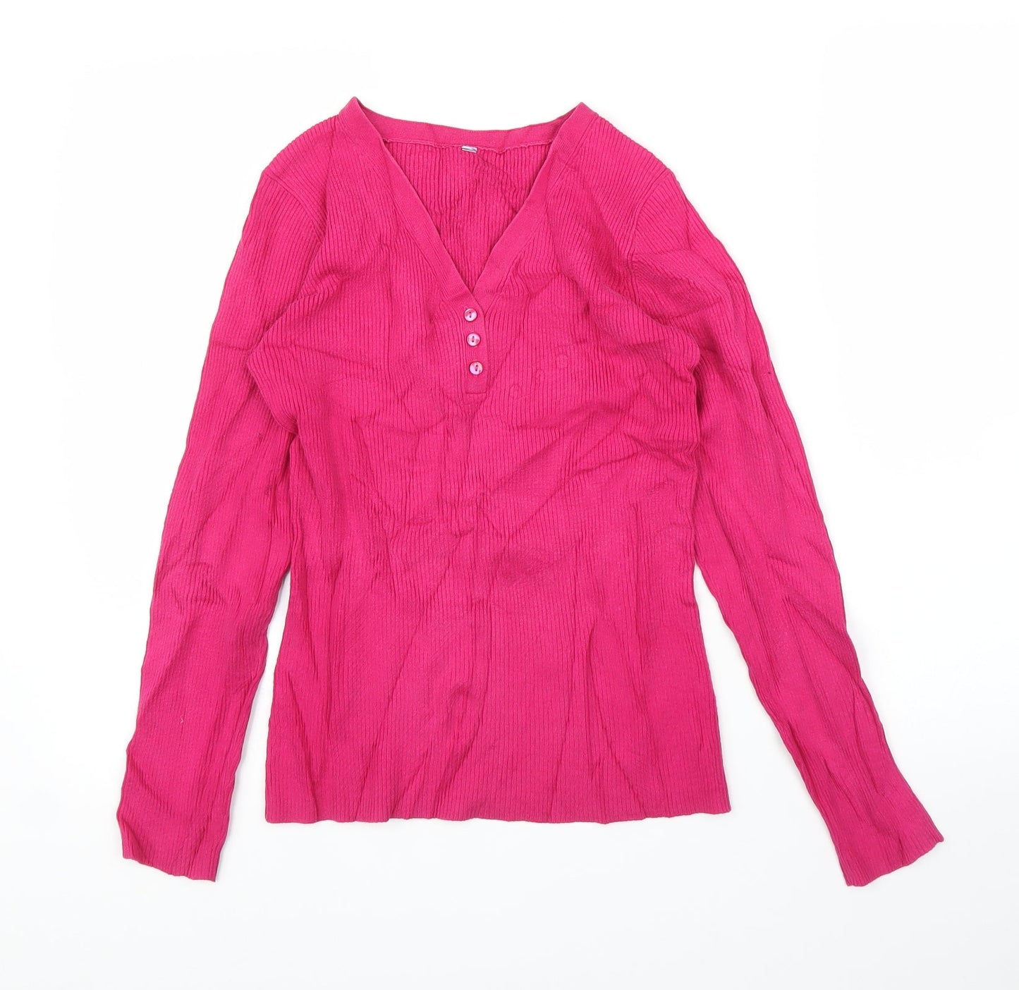 BHS Womens Pink   Pullover Jumper Size 12