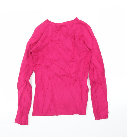 BHS Womens Pink   Pullover Jumper Size 12