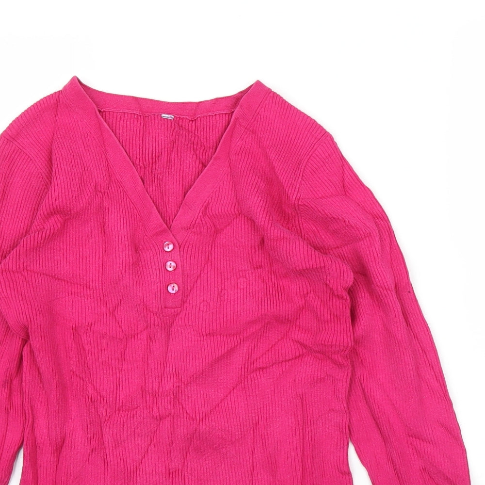 BHS Womens Pink   Pullover Jumper Size 12
