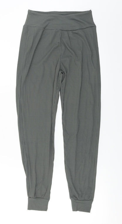 Womens UK Size M Preworn Regular Fit  Grey Trousers