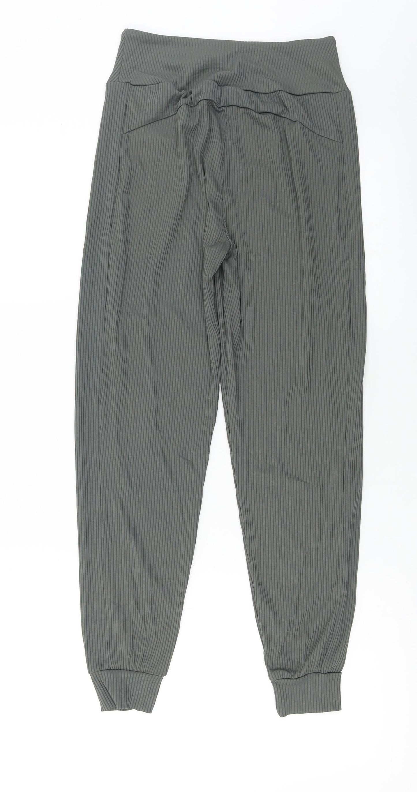 Womens UK Size M Preworn Regular Fit  Grey Trousers